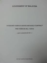 Government of malaysia standard form of design build turnkey contract pwd form db t pdf free download. Pwd Form 203a Rev 1 2010 Bahasa Melayu Specification And Drawings Or Form Pwd 203a Rev