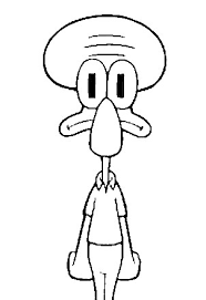 Click the squidward coloring pages to view printable version or color it online (compatible with ipad and android tablets). Spongebob Squarepants Coloring Page Squidward All Kids Network
