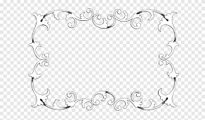 Check spelling or type a new query. Ornament Classic Vintage Border Frame Background White And Black Floral Artwork Frame White Text Png Pngegg