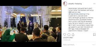 Menurut perkongsian alha alfa, 31, di instagram, mereka membuat keputusan untuk berpisah selepas tidak lagi mempunyai persefahaman. Tragedi Majlis Kahwin Alha Alfa Kek Rm5 000 Tumbang Dengan Tiba Tiba Kalau Kena Tetamu Jenuh Ada Muka Yang Berjahit Hiburan Mstar