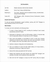 Office Assistant Job Description Resume New Sample Medical Assistant Job Description 8 E In 2020 Medical Assistant Job Description Office Assistant Jobs Assistant Jobs