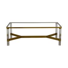 Check out our lucite coffee table selection for the very best in unique or custom, handmade pieces from our coffee & end tables shops. Anthropologie Oscarine Lucite Rectangle Coffee Table Original Price 900 Design Plus Gallery