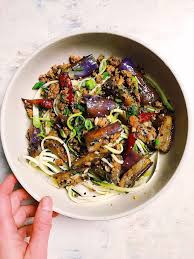 Paleo Chinese Eggplant In Garlic Sauce Whole30 Gluten Free Recipe Eggplant Recipes Chinese Eggplant Recipes Eggplant Recipes Easy