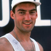 Lieutenant (LT) Brian Ledbetter of the US Olympic sailing team poses for a  photograph prior to his race during the XXIV Olympic Games