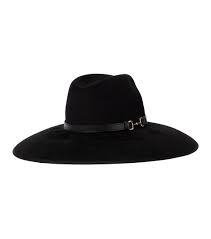 Horsebit Leather Trimmed Felt Hat Gucci Mytheresa