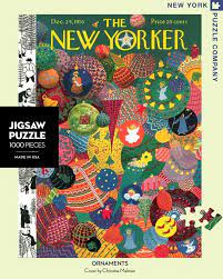 New yorker magazine cover illustration from october 2019. The New Yorker Holiday Ornaments Puzzlewarehouse Com The New Yorker The New Yorker Covers New Yorker Covers