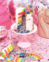 Birthday Cake Images For Her Kassem Shows Off Her Favorite Color Rainbow With Her Signature Rainbow Explosion Cake Her Book Even Include Rainbow Cake Recipe Colorful Desserts Savoury Cake