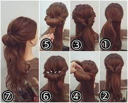 Half Up Gibson Tuck Hair Styles Long Hair Styles Braided Hairstyles