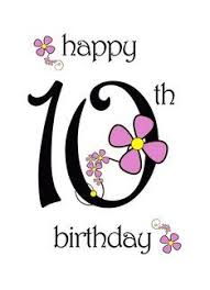 Happy Birthday Wishes For 10 Year Old Granddaughter Happy 10th Birthday To An Amazing Girl Daisy Chain Card Happy 10th Birthday Birthday Wishes For Daughter Birthday Quotes Kids