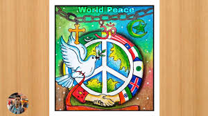 World Peace Drawing With Oil Pastel Step By Step Communal Harmony Drawing Youtube Children's drawings on the theme of peace in the world. world peace drawing with oil pastel step by step communal harmony drawing