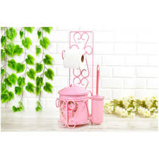 Renkli metal çöp kovası hacim: Dekoratif Tuvalet Kagitligi Cop Kovasi Tuvalet Fircasi 3 Lu Urun Toptanci Ve Perakende Fiyatlari