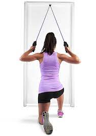 I'm using it to train before i join the military and just hang it on. Try This 15 Minute Full Body Workout Using Sklz Resistance Bands Self