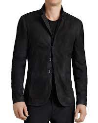 John Varvatos Collection Suede Hook And Bar Slim Fit Jacket Men Bloomingdale S Slim Fit Jackets John Varvatos Collection Men S Coats And Jackets