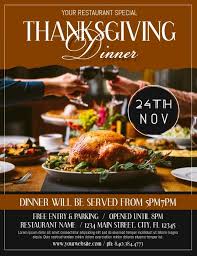 For 26 years, first on hertel avenue before moving to clarence, orazio's has made fans with its pasta, seafood and specialties. Thanksgiving Restaurant Ads Thanksgiving Restaurant Offer Video Ad Templat Postermywall