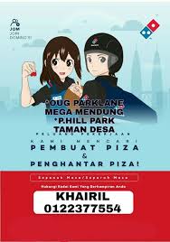 Tarikh tutup permohonan adalah pada 27 januari 2021. Kemasukan Segera Penghantar Domino Pizza Jalan Klang Lama Oug