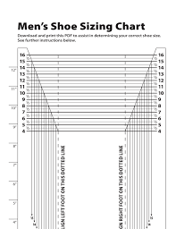 mens shoe sizing chart free download