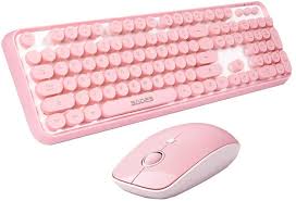 Logitech has a worldwide reputation for the quality and functionality of its products, so you know youll be using a keyboard that works well with your computer or laptop. Amazon Com Sades V2020 Wireless Keyboard And Mouse Combo Pink Wireless Keyboard With Round Keycaps 2 4ghz Dropout Free Connection Long Battery Life Cute Wireless Moues For Pc Laptop Mac Pink Computers Accessories
