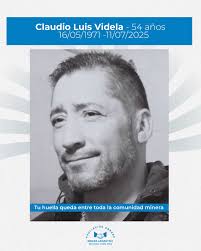 Con profundo pesar, desde AOMA Santa Cruz despedimos a Claudio Luis Videla.  Uno de los primeros operarios y afiliados de nuestra seccional , parte  fundamental de nuestros inicios. Hoy es un día