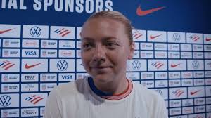 USWNT Defender AVERY PATTERSON postgame; Team USA beat Brazil in friendly