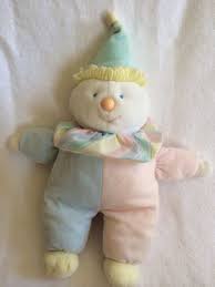 Eden Plush Pastel White Pink Blue Bear Teddy Baby Terry Clown Ruffle Lovey Toy Ebay Vintage Toys Toy Collection Toys