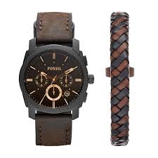 Fossil Une Montre Et Un Bracelet Bracelets En Cuir Tresses Montre Homme Cuir Bracelet Cuir Homme