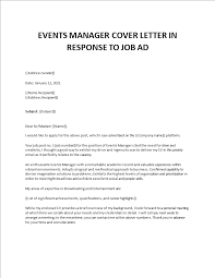 Learn what it involves and the skills it requires. Event Manager Cover Letter