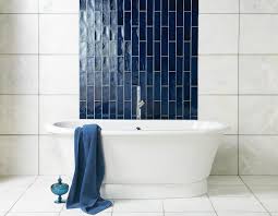 When decorating a kids bathroom you need to take care about your children`s favorite colors. 9 Navy Blue Bathroom Ideas
