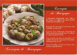 Bourgogne Dans Ma Boite Aux Lettres Cartes Postales De France Recette Escargot Recettes De Cuisine Cahier De Cuisine
