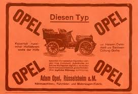 Opel Reklame Oldtimer Autowerbung Fahrzeugbeklebung