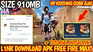 O novo free fire max já está disponível para os jogadores selecionados baixarem o apk na versão beta lá na google play. How To Download Free Fire Max Free Fire Max For Android Youtube