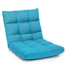 List was $153.99 $ 153. Costway Adjustable 14 Position Floor Chair Folding Lazy Gaming Sofa Chair Peacock Blue