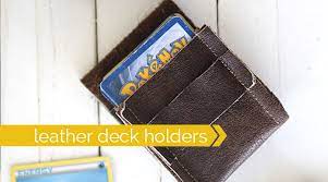 So i'm trying to create a deck of cards for one of my programming classes. Diy Leather Deck Holders For Pokemon Or Magic Cards Great Tween Gift It S Always Autumn