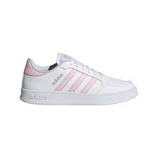 Rosa adidas damensneaker & damenturnschuhe. Adidas Breaknet Sneaker Damen Weiss Pink Deinsportsfreund De