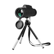 Us 12 12 25 Off 40x60 Monocular Telescope 9500m Distance Hd View Prism Scope With Compass Phone Clip Tripod Outdoor Telescope Day Night Vision In