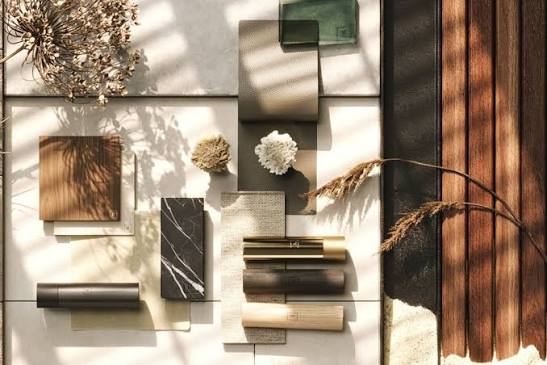 Commercial interior material selection