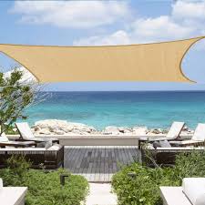 Toldo de pergola motorizado retráctil de techo motorizado. Amazon Com Shade Beyond Sun Canopy Shade Sail 12 X16 Rectangle Uv Block For Patio Deck Yard And Outdoor Activities Sand Garden Outdoor