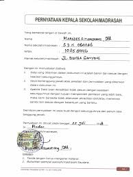 Tapi juga tidak menutum kemungkinan pihak lelaki membuatnya. Surat Pernyataan Kepsek