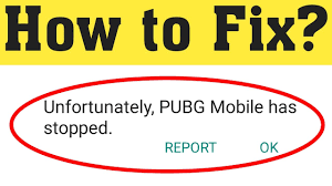 How To Fix Unfortunately Pubg Has Stopped Error Android Mobile 2020 Youtube