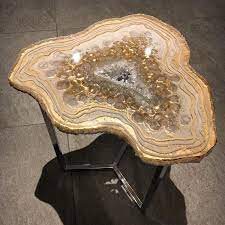 Arteriors daryl cocktail table $2,850.00. Geode Table Series By Mrs Colorberry Captures The Beauty Of Crystals