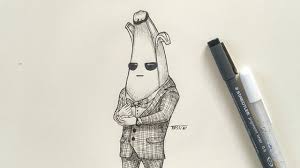 Supercoloring.com is a super fun for all ages: How To Draw Agent Peely New Top Secret Fortnite Season 2 Step By Step Youtube