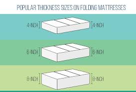 Thickness Sizes On Folding Mattresses Mattress Folding Mattress Best Mattress