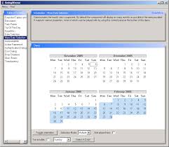 A Panel That Allows The User To Select A Date Calendar Swing Components Java