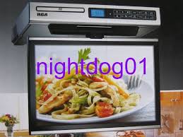 Our range of under cabinet radios at buycleverstuff make the most of audio in places and spaces where room is limited but your love for music is with plenty of different functions between all of our under cabinet kitchen radio units, we're sure we have the one for you. Lcd Tv Dvd Radio Combo Kitchen Under Cabinet Sps36123 Flip Down Screen On Popscreen