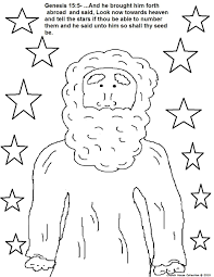 It took faith for abraham to believe this promise because he and sarah were very old. Abraham Coloring Pages