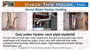This can further damage your plumbing system and may result in hefty pipe repair or replacement costs down the road. House Water Heater Vent Pipe Tips How To Do It Right Checkthishouse