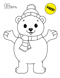 Polar Bear Coloring Page Polar Bear Coloring Page Bear Coloring Pages Polar Bear Color