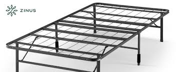 Smartbase compack mattress foundation, bed frame, twin. Amazon Com Zinus Smartbase Zero Assembly Mattress Foundation 14 Inch Metal Platform Bed Frame No Box Spring Needed Sturdy Steel Frame Underbed Storage Narrow Twin Furniture Decor