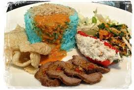 Terengganu dan kelantan terkenal dengan nasi dagang, nasi kerabu dan keropok lekor, negeri sembilan dengan gulai lemak cili api, pahang dan perak dengan gulai tempoyak ikan patin, kedah dengan asam laksa dan gulai nangka, melaka dengan asam pedas,. Resepi Nasi Kerabu Daging Bakar Untungresepi Forshope Com