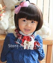 Layered and side parted style for short hair. Korean Baby Girl Hair Style Stylesummer