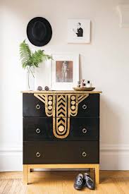 Diy Art Deco Dresser Patterned Furniture Art Deco Dresser Deco Furniture